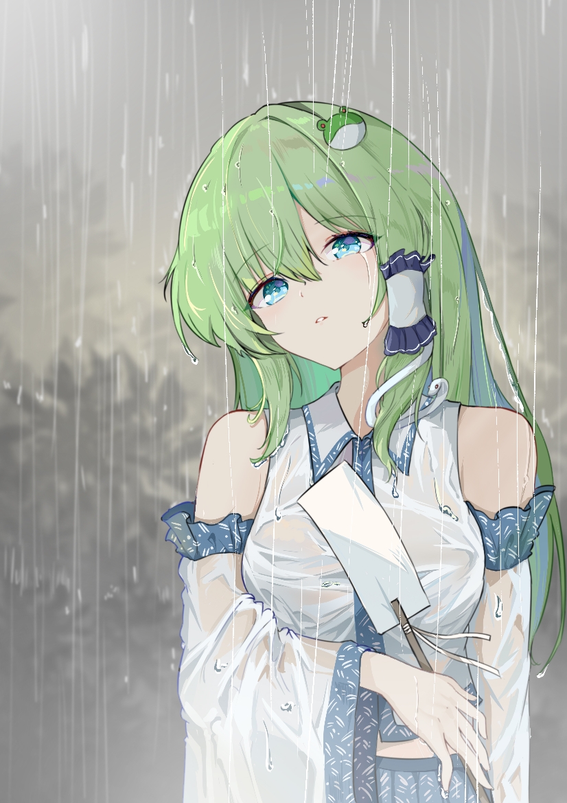 kochiya sanae (touhou) drawn by hakugyokurou_no_oojou-sama