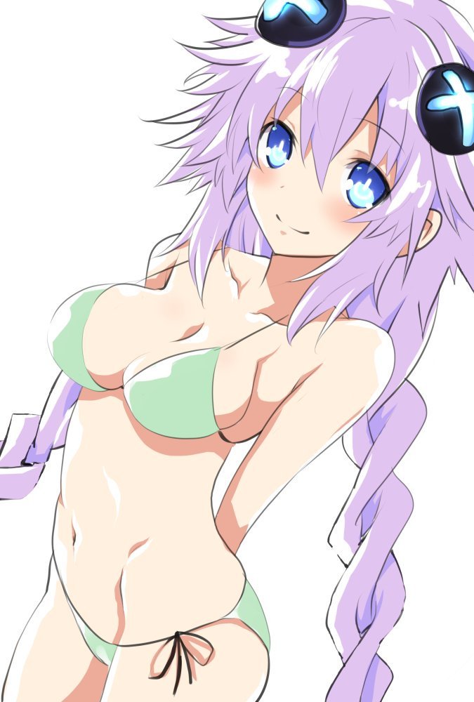 purple heart (neptune) drawn by iwashi_dorobou_-r-