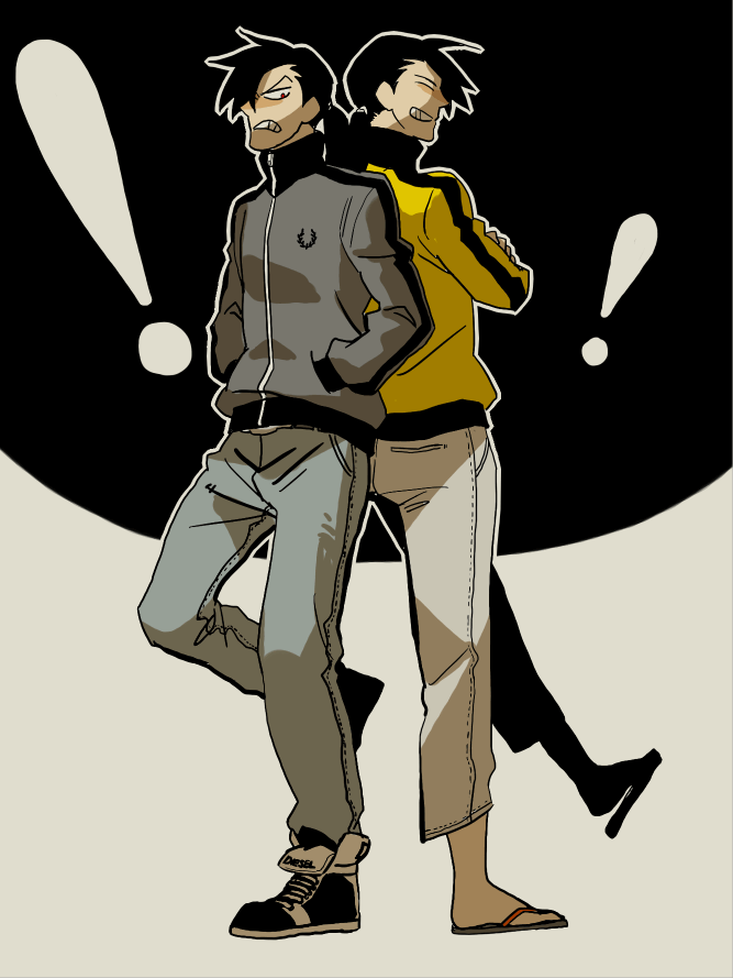 ling yao and greed (fullmetal alchemist) drawn by katou_(hyaena)