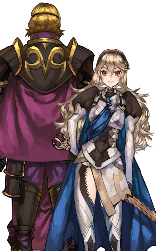 female corrin and xander (fire emblem and 1 more) drawn by harano_(shirohata)