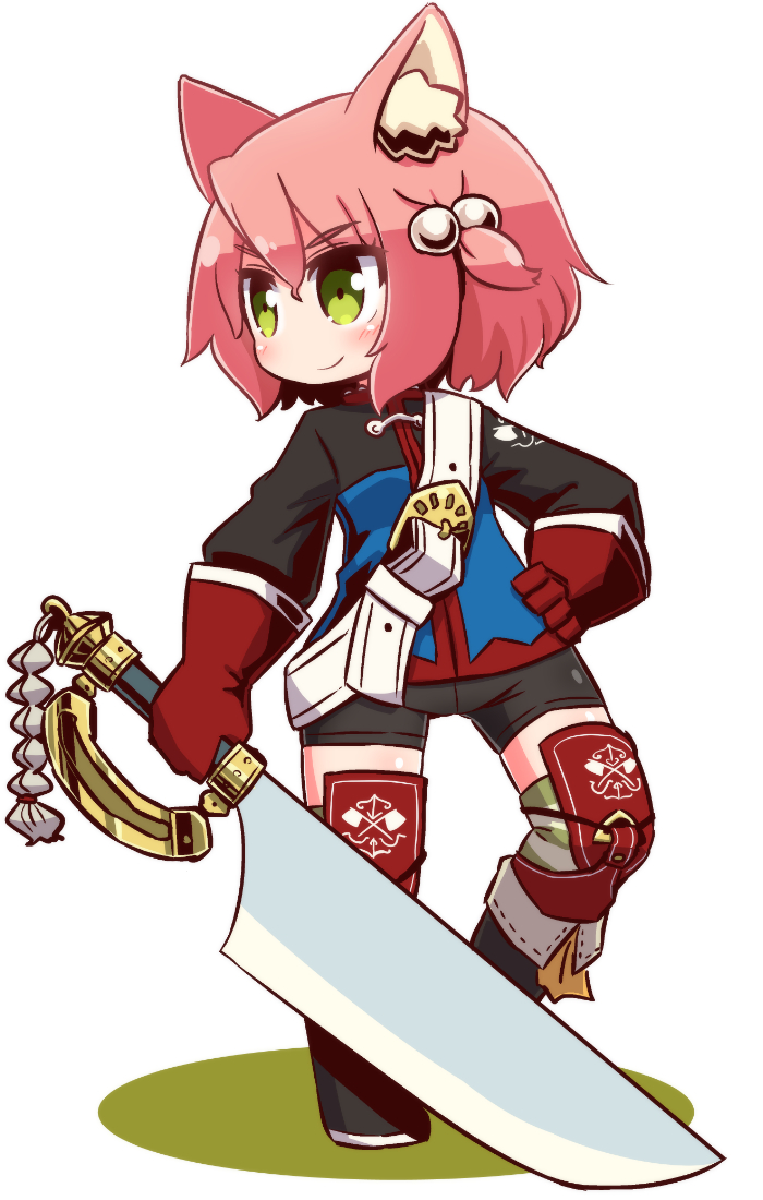 fighter and harukara (7th dragon) drawn by naga_u
