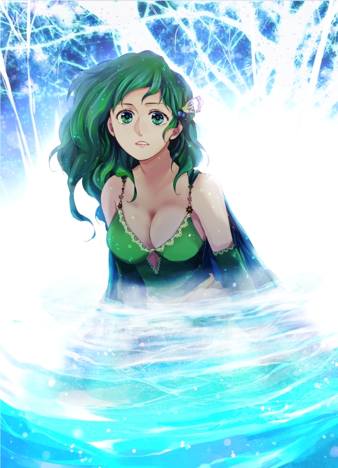 rydia (final fantasy and 1 more) drawn by tsutsupiku