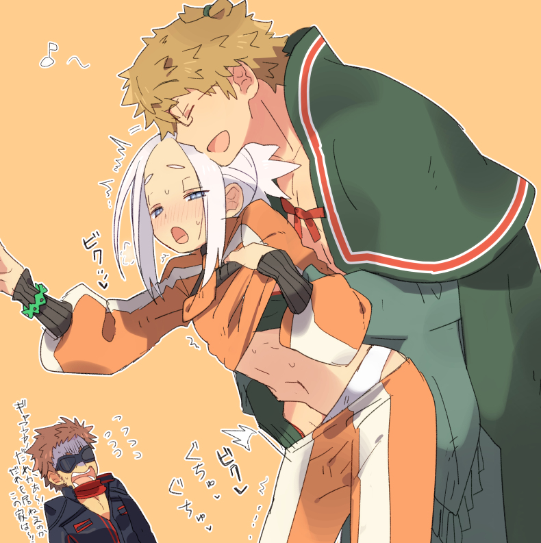 fea and shingen (summon night and 1 more) drawn by moruka_(karupattyo03)