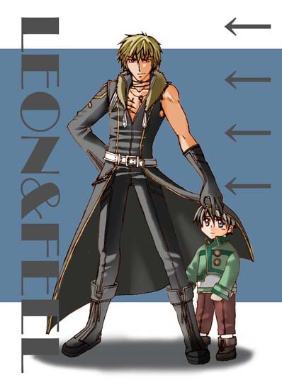 feel and leon (over zenith) drawn by echigo_usagi