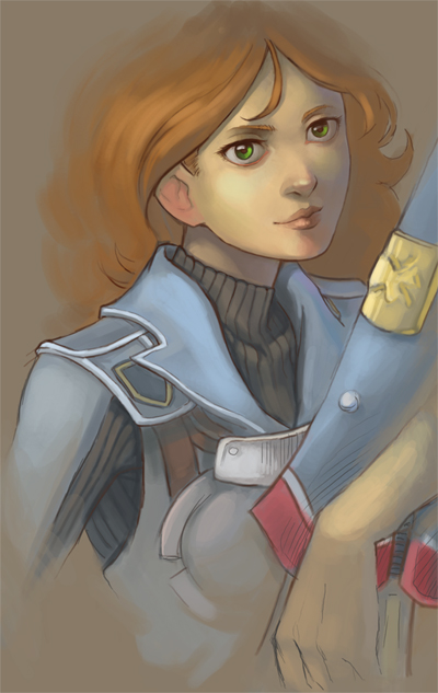 audrey heitinga (senjou no valkyria and 1 more) drawn by shroedinger