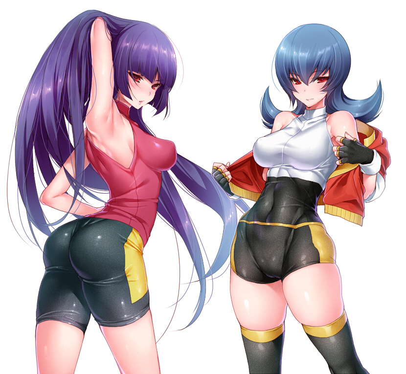 sabrina and solana (pokemon and 4 more) drawn by hizuki_akira