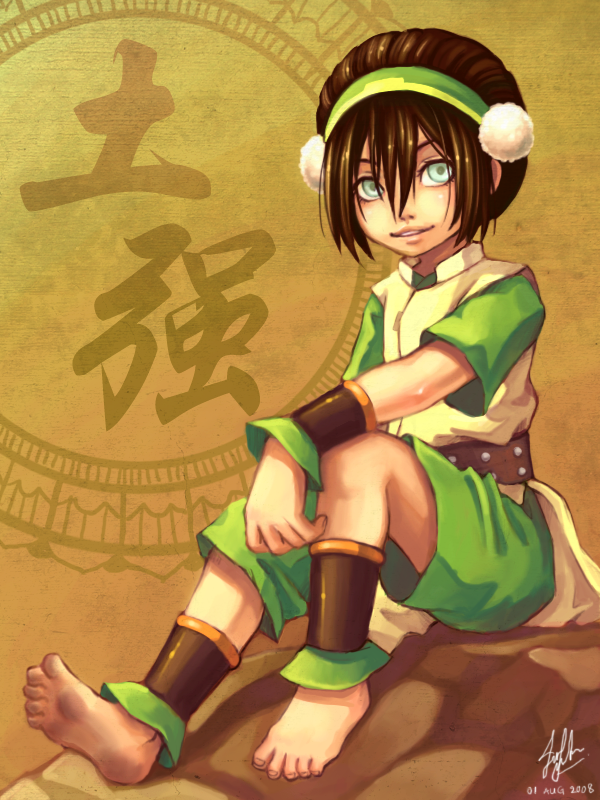 toph beifong (avatar legends and 1 more) drawn by kiraneko