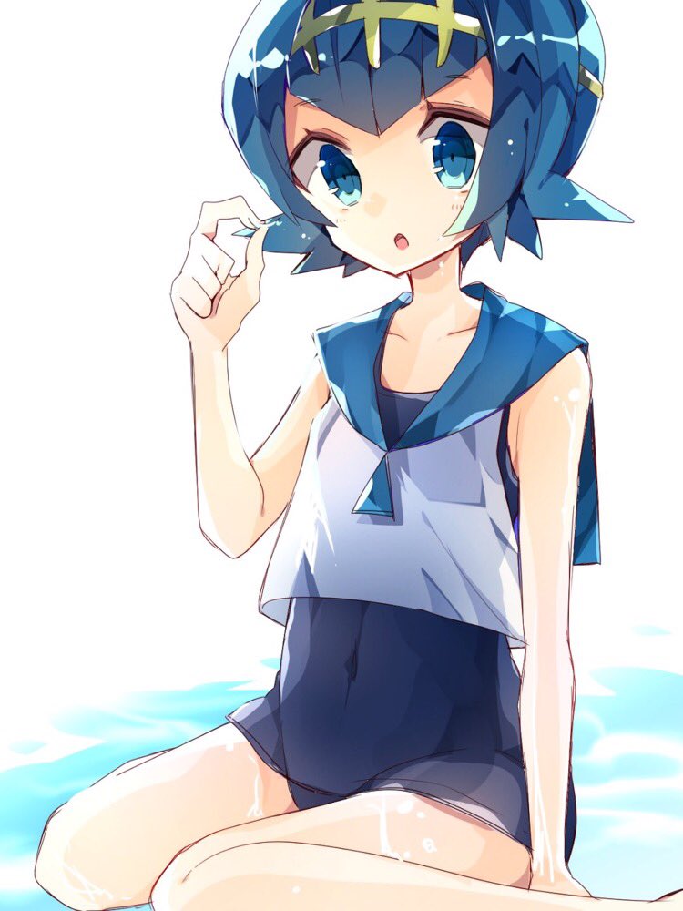 lana (pokemon and 1 more) drawn by nikorashi-ka