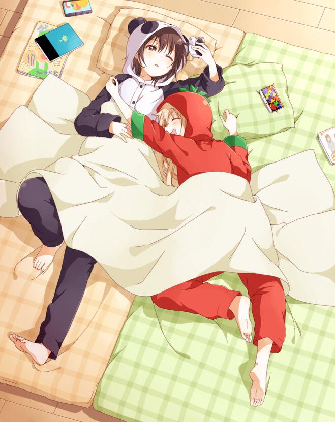 toshinou kyouko and funami yui (yuruyuri) drawn by namori