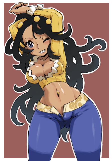 dahlia (pokemon and 2 more) drawn by hun_(uyonis)