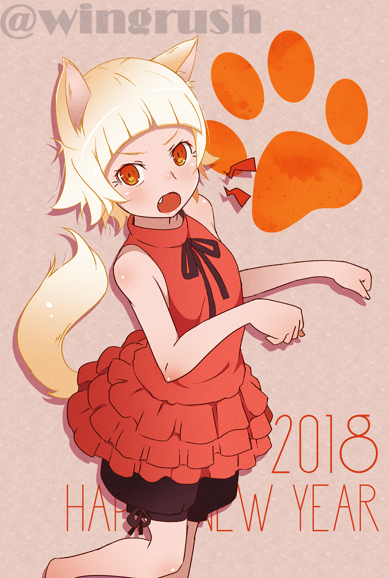 oshino shinobu (monogatari and 2 more) drawn by fooring