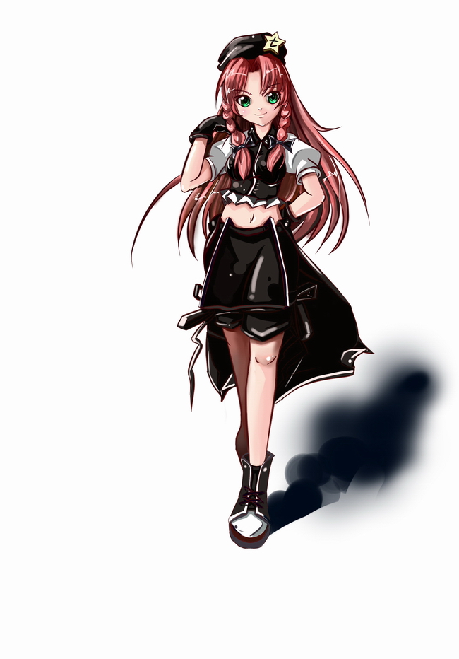 hong meiling (touhou and 1 more) drawn by sukya
