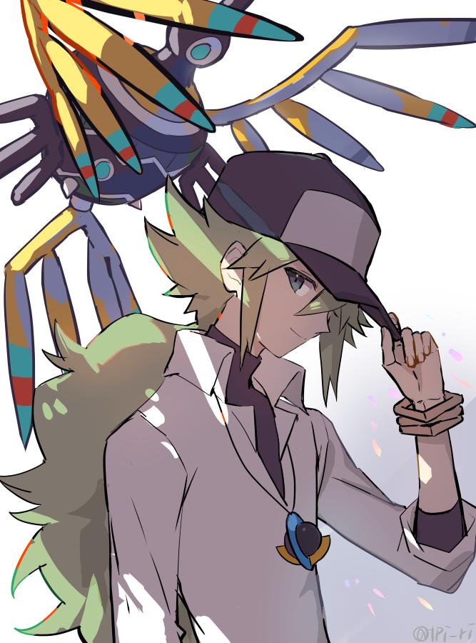 n and sigilyph (pokemon and 1 more) drawn by tpi_ri