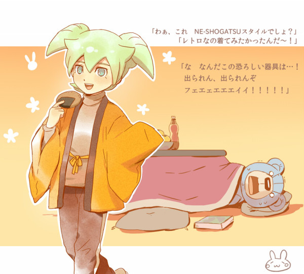 fei rune and wonderbat (inazuma eleven and 2 more) drawn by mizuhara_aki