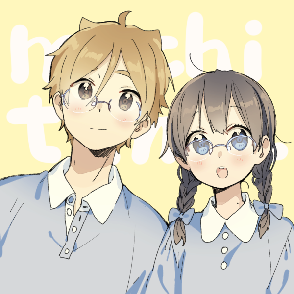 kitashirakawa tamako and ooji mochizou (tamako market) drawn by momose_(oqo)
