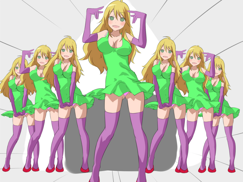 hoshii miki (idolmaster and 1 more) drawn by pokoten_(pokoten718)