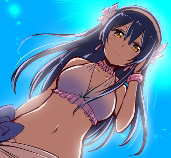 sonoda umi (love live! and 1 more) drawn by kamekoya_sato