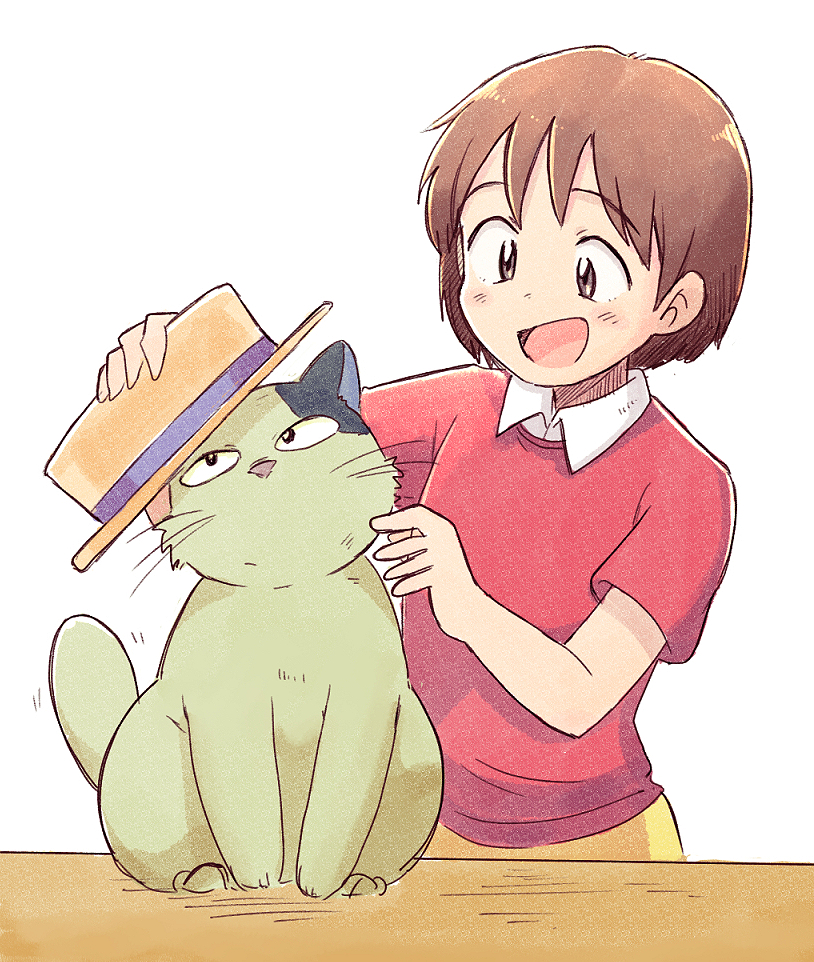 tsukishima shizuku and muta (studio ghibli and 1 more) drawn by tsubobot