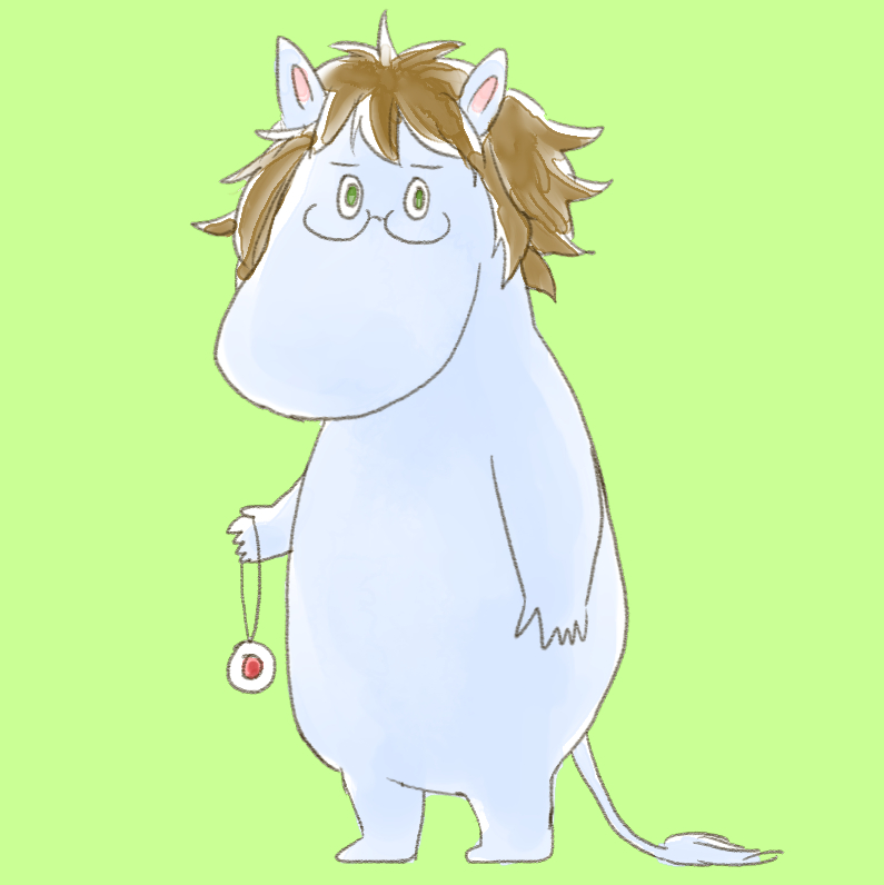 moomintroll (moomin and 1 more) drawn by seneo