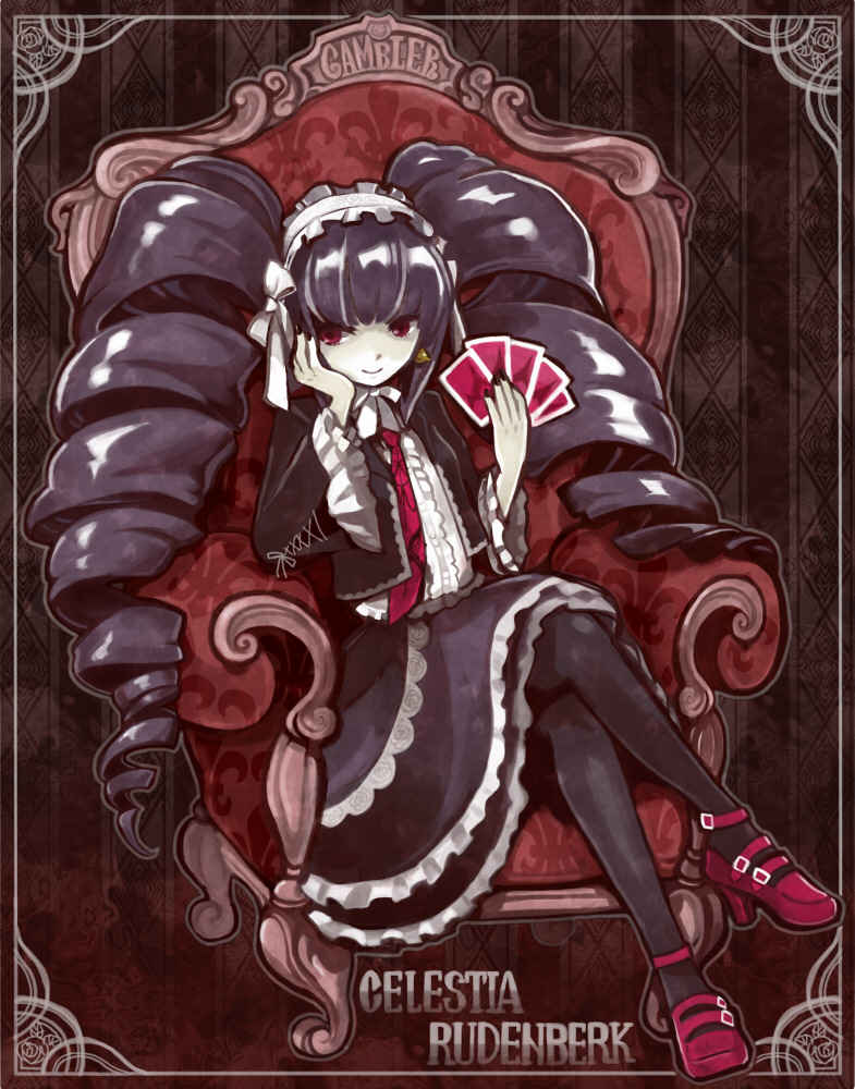 celestia ludenberg (danganronpa and 1 more) drawn by tasuku_(bixbite)