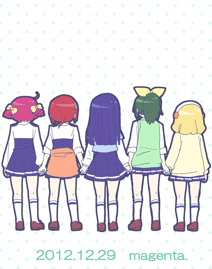 midorikawa nao, kise yayoi, aoki reika, hino akane, and hoshizora miyuki (precure and 1 more) drawn by yuzuno_nana
