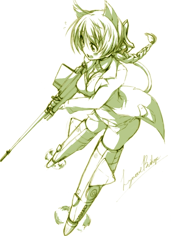 lynette bishop (world witches series and 1 more) drawn by paprika_(artist)