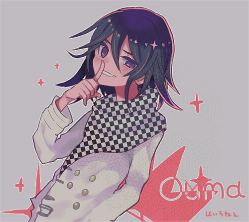 oma kokichi (danganronpa and 1 more) drawn by miwasiba