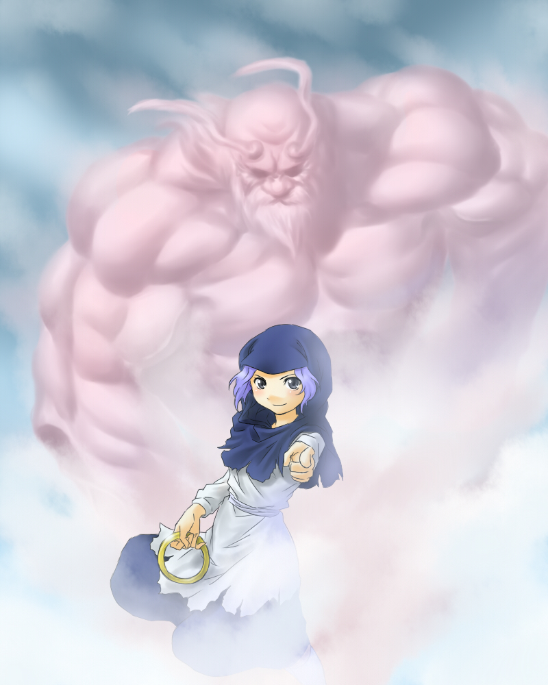 kumoi ichirin and unzan (touhou) drawn by onsoku_inu