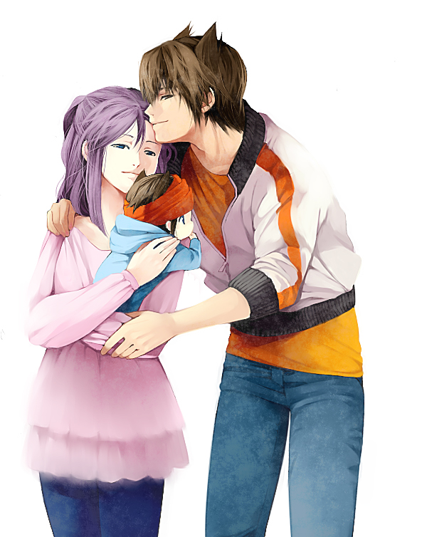 endou mamoru and kudou fuyuka (inazuma eleven and 1 more) drawn by hakusai_(tiahszld)