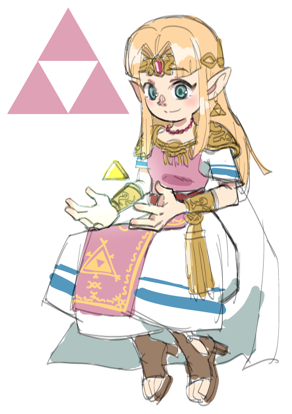princess zelda (the legend of zelda and 1 more) drawn by gami_himatubusi