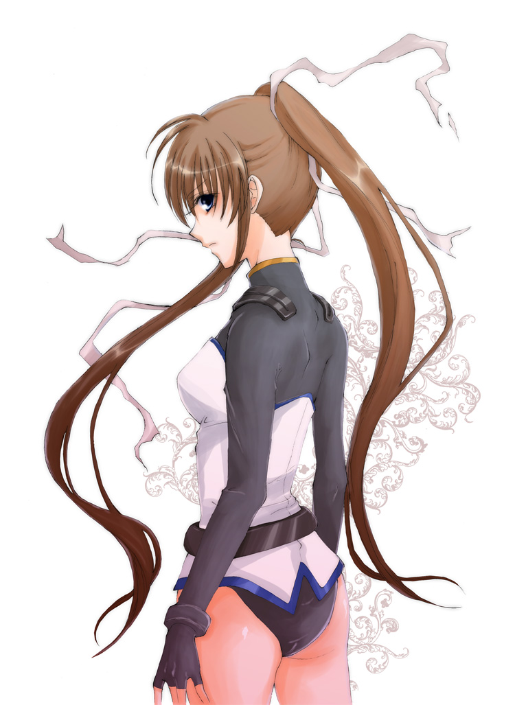takamachi nanoha (lyrical nanoha and 1 more) drawn by lina_(interlude)