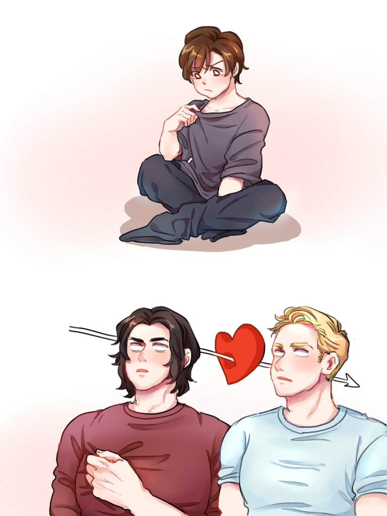 steve rogers, tony stark, and bucky barnes (marvel and 1 more) drawn by wodeyongheng