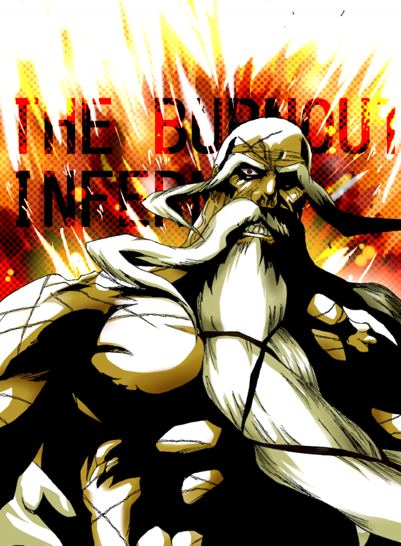 yamamoto-genryuusai shigekuni (bleach) drawn by kubo_tite and sae_(black_night)