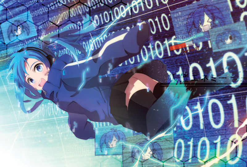 ene (kagerou project and 1 more) drawn by eunram