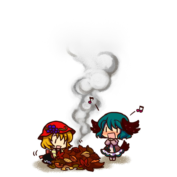 kasodani kyouko and aki minoriko (touhou) drawn by socha