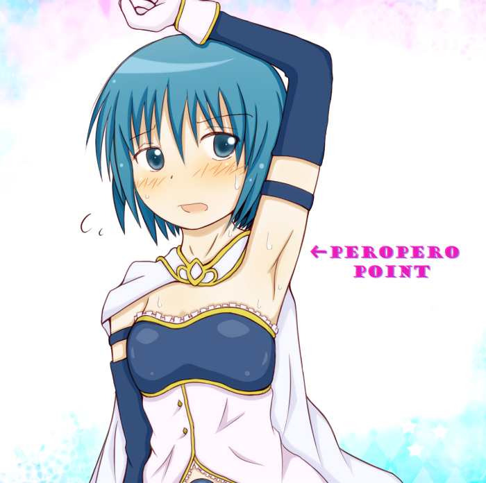 miki sayaka (mahou shoujo madoka magica) drawn by nishi_hahiru