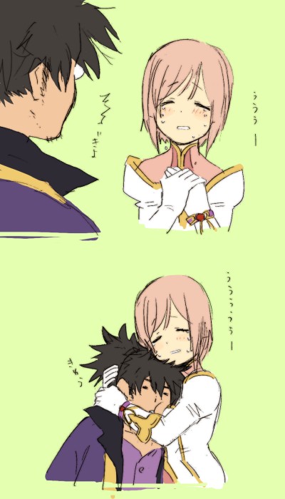 estellise sidos heurassein and raven (tales of and 1 more) drawn by natsuhiko