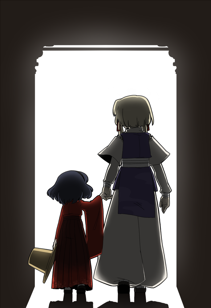 moriya suwako and yasaka kanako (touhou) drawn by ume_(noraneko)