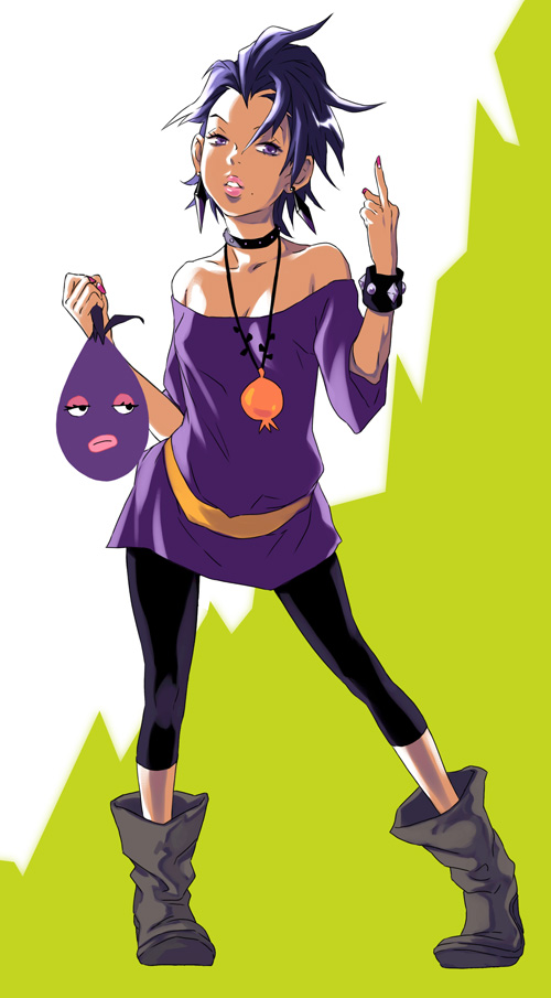 viole (locoroco) drawn by rem_(tsulala)