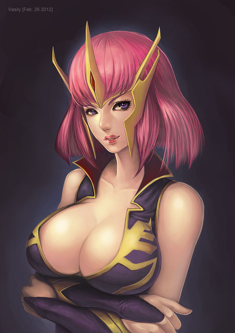 haman karn (gundam and 1 more) drawn by vasily_(run211)