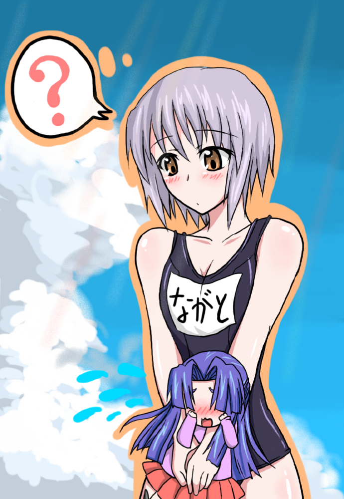 nagato yuki, asakura ryoko, and achakura (suzumiya haruhi no yuuutsu and 1 more) drawn by momeron