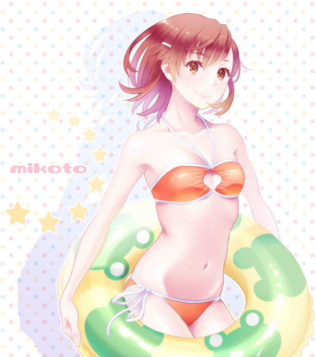 misaka mikoto and gekota (toaru majutsu no index and 1 more) drawn by ashishi