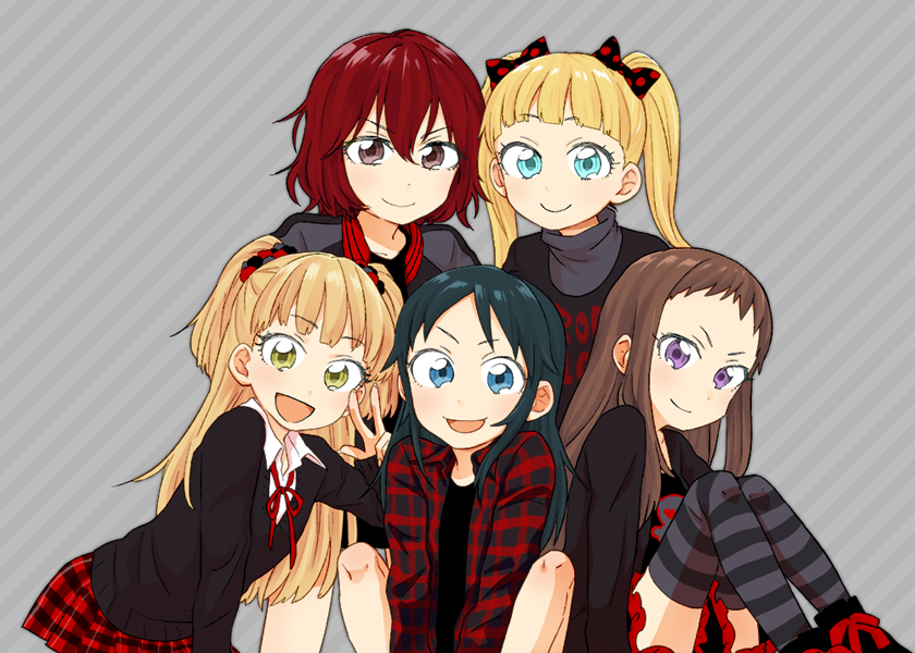jougasaki rika, koseki reina, nanjo hikaru, murakami tomoe, and mary cochran (idolmaster and 1 more) drawn by hanatsuka