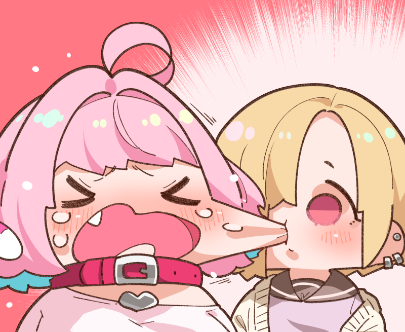 yumemi riamu and shirasaka koume (idolmaster and 1 more) drawn by takato_kurosuke