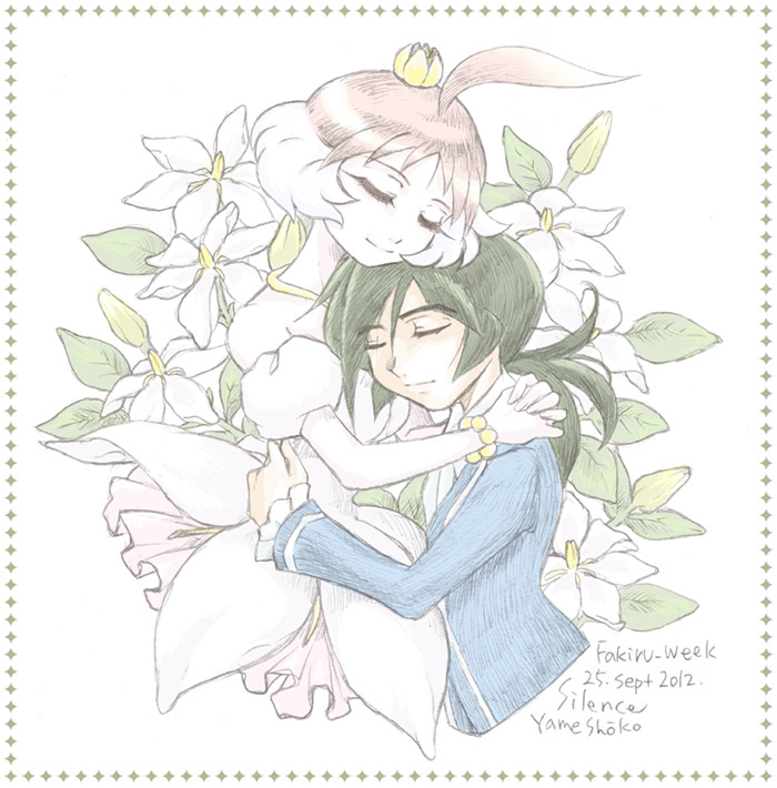 ahiru, princess tutu, and fakir (princess tutu) drawn by yameshoko