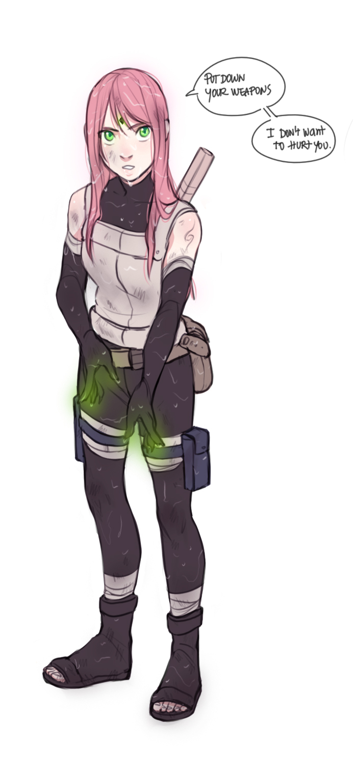 haruno sakura (naruto and 1 more) drawn by shivi_martin