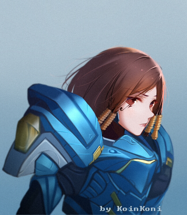 pharah (overwatch and 1 more) drawn by qingchen_(694757286)