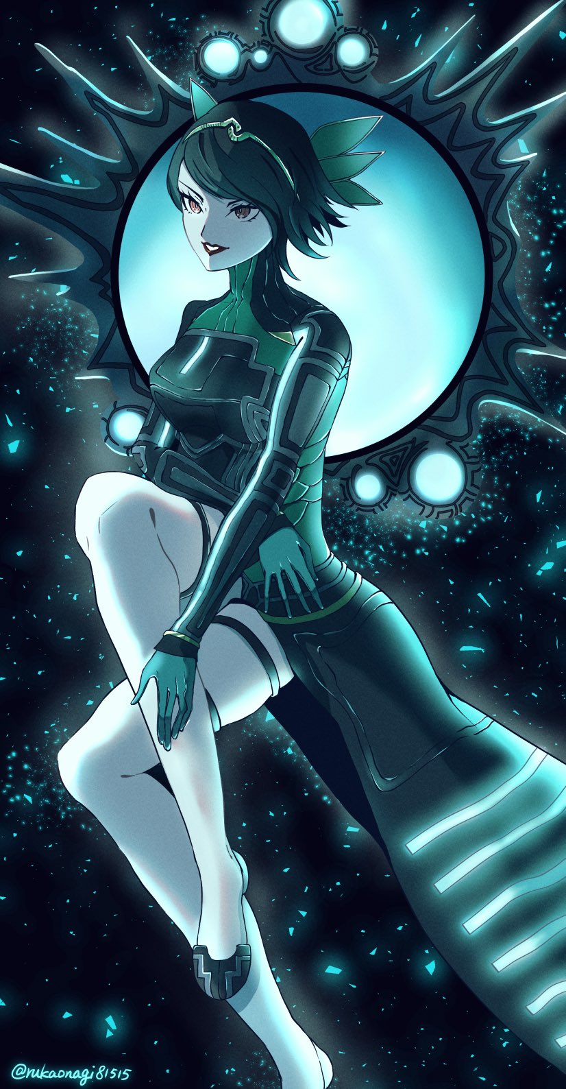 hiromine yoko (shin megami tensei and 2 more) drawn by onagi_ruka