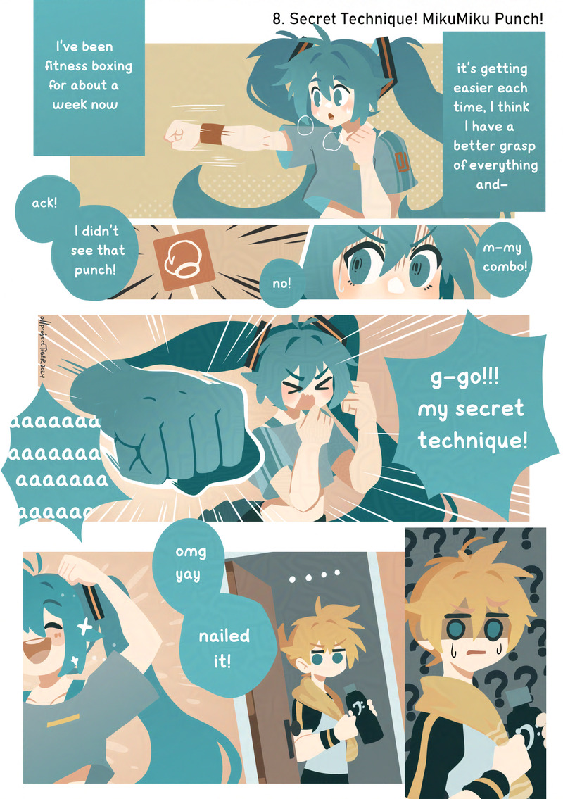 hatsune miku and kagamine len (vocaloid and 2 more) drawn by projecttiger