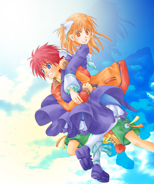 yulie ahtreide and jude maverick (wild arms and 1 more) drawn by niji_akari